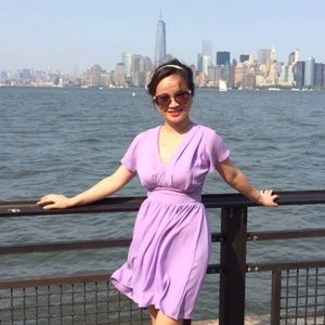 Lulus Whatever you Sway Lavender Dress